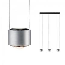  SUSPENSION ALDAN LED 3X6W NOIR 