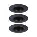 ENC FIXE D90MM GU10 3X10W NOIR 