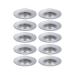  ENC FIXE D90MM GU10 10X10W CHR 
