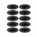  ENC FIXE D90MM GU10 X10 10W NR 