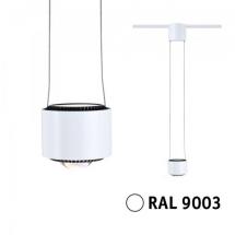  PENDULE ALDAN 1X8,5W 4000K BLC 