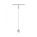  PENDULE CONE MAX1X10W GU10 CHR 