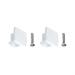  UNIVERSAL ENDCAP 2-PACK BLANC 