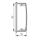 MOULURE 32X12  1 CL MARRON 