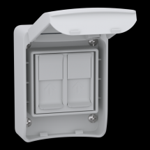  MUREVA SOCLE SUPPORT 2XRJ45 