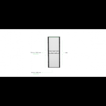  PORTE AVANT NSX2 42U L600MM NO 