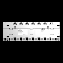  H 6 SLOTS BACKPLANE 