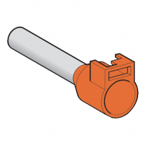  EMBOUT E MOYEN 4MM� ORANGE NF 