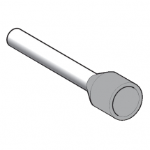  EMBOUT LONG 2,5MM� GRIS NF 