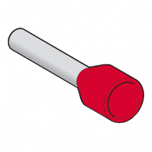  EMBOUT MOYEN 1MM� ROUGE DIN 