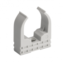  CLIPS A TUBE DIAM25 GRIS 