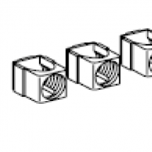  3 BORNES ALU 95MM� NSX250 