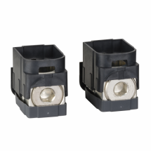  2 BORNES ALU POUR CABLES 