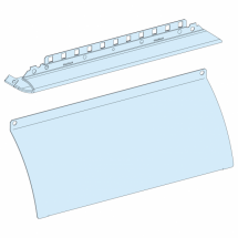  FACE AVANT SOCLE L600 RAL9003 