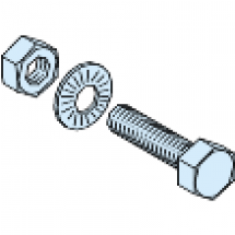  20 BOULONS M8 X 50 