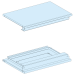  PLAQ. HT BAS EXT. L600 RAL SPE 