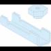  KIT FIX.FAUX-PLANCHER 4 BRIDES 