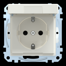  PRISE SCHUKO COUV IP44 