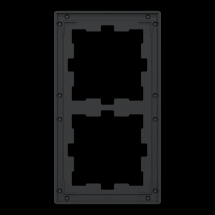  CADRE DE FINITION VERRE NOIR 2 