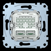  MECA DBLE CHARGEUR USB A+A 