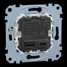  MECA DBLE CHARGEUR USB A+C 