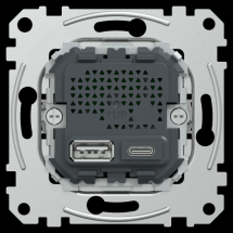  MECA DBLE CHARGEUR USB A+C 21W 