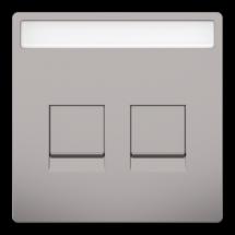  ENJO RJ45 PORTE-ETIQ NICKEL 