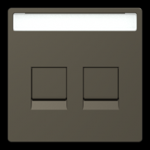  ENJO RJ45 PORTE-ETIQ MOCCA 