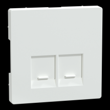  ENJO SIMPLE RJ45X2 BLANC LOTUS 