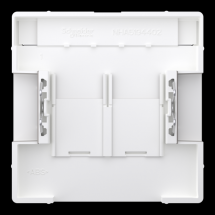  ENJO ETIQUETTE RJ45X2 NICKEL 