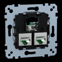  MECA RJ45X2 S-ONE CAT6 FTP STP 