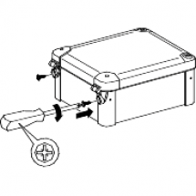  2 CHARNIER HT40 RAL7035 