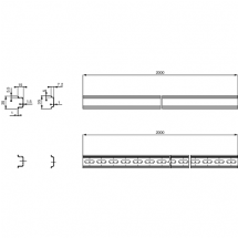  4 ECROUS PAR CHASSIS DIN 