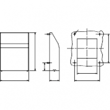  CAPOT IP55 INOX D.291X291 