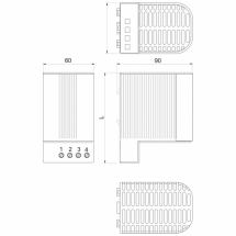  RES.CHAUF.ISO100W270-420V 