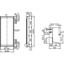  CHASS.MODUL.SPL.1800X600 