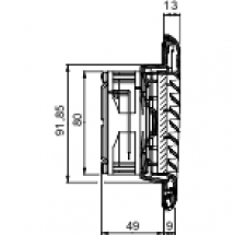  VENTIL.38M3-H 48VDC IP54 