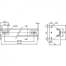  KIT SUPP.FIXE AV-RAIL 800 