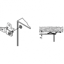  4 PATTES DE FIXATION CRN 