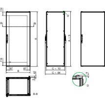  BAIE SF  1200X600X600 