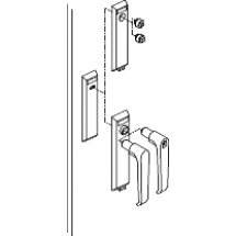  SERRURE DB ROND 100  INOX 