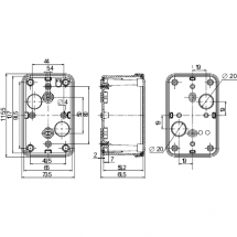  BTE COUV.OPAC116X74X62 PC 