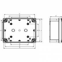  BTE COUV.OP116X116X133ABS 