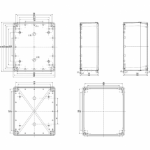  BTE COUV.OP341X291X128ABS 