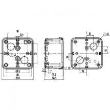  BTE COUV.OP.89X89X54ABS 