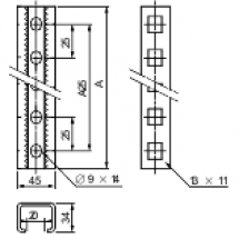  2 LONGERONS TECNIC 2000 