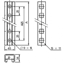  2 LONGERONS TECNIC 2200 