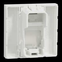  Prise 1 RJ45 Keyst 2m Blc ant 