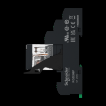  RELAIS PUSHIN 2OF 5A 24VDC LED 