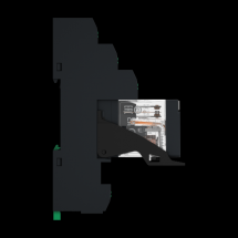  RELAIS PUSHIN 2OF 5A 230V LED 